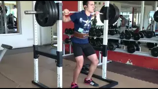 3 Plate Squat For Reps