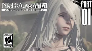 【NieR:Automata Game of the YoRHa Edition】 Route C Gameplay Walkthrough part 1 [PC - HD]