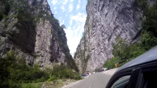 Abkhazia trip canyon psakho