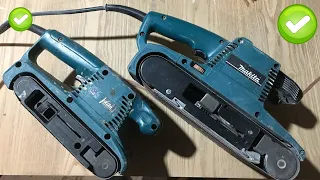 Сравнение ленточных шлифовальных машинок Makita 9404 и Makita 9910