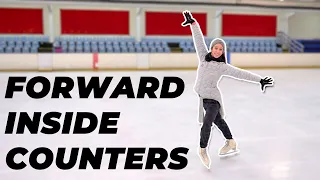 Forward Inside Counter Exercises For Beginners | Figure Skating
