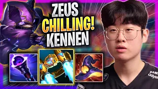 ZEUS TRIES KENNEN WITH NEW BUFFS! - T1 Zeus Plays Kennen TOP vs Jayce! | Season 2023