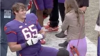 Clemson football player proposes on 2015 Senior Day