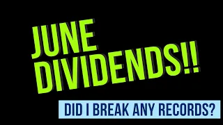 Total Received Dividends from my $550,000 Portfolio!