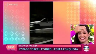 Juliette no Mais Você, reagindo a alegria na Paraíba pela  sua vitória!