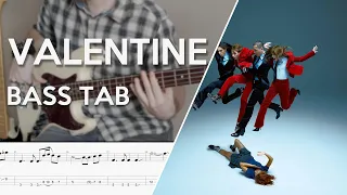 Måneskin - VALENTINE // Bass Cover // Play Along Tabs and Notation