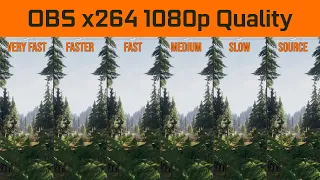 OBS 1080p x264 CPU Encoder Quality Comparison