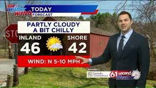 61 Second Weather morning forecast March 16th