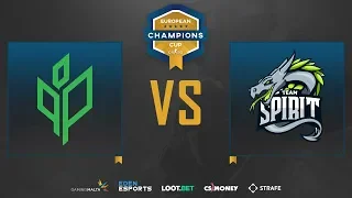 [RU] Sprout vs Spirit | Map 1: Mirage | European Champions Cup