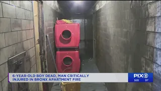 6-year-old boy killed, father critically hurt in Bronx apartment fire