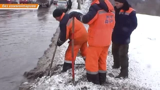 В Волгограде участок 2-ой продольной погрузился под воду