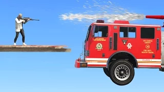 FIRETRUCKS VS SNIPERS! (GTA 5 Funny Moments)