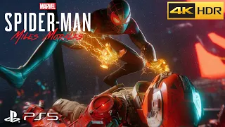 Spider-Man: Miles Morales on PS5 in 4K 60 FPS + Ray Tracing Gameplay (Performance RT Mode)