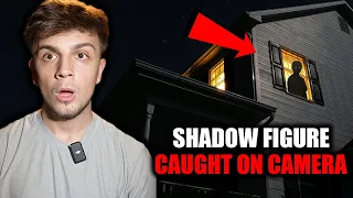 SHADOW FIGURE CAUGHT ON CAMERA - HAUNTED CABIN IN THE WOODS