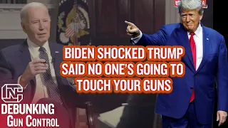 Biden Can't Believe Trump Said No One’s Going to Touch Your Guns