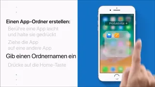 Apple iPad 13 Auf dem iPad Apps verschieben und Ordner erstellen