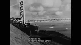 Caterpillar Track-Type Tractors Help Build Golden Gate Bridge | 1937