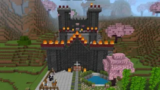 Make a biggest castle in Minecraft #minecraft