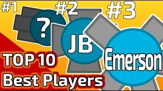 DIEP.IO TOP 10 PLAYERS IN THE WORLD