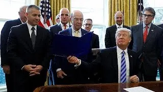 Трамп выдал разрешение на строительство нефтепровода Keystone XL