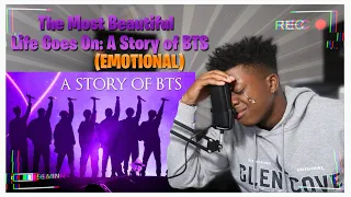 VERY FIRST TIME REACTING TO "The Most Beautiful Life Goes On: A Story of BTS" *INCREDIBLE*