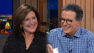 Watch Stephen Colbert FLIRT With Wife Evie in Cute Holiday Sketch