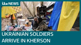 Ukraine recaptures crucial city of Kherson after Russian forces withdraw | ITV News