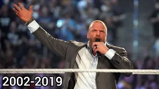 Every Triple H WWE PPV Match Card Complition After Return (2002-2019)