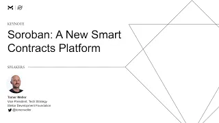 Soroban: A New Smart Contracts Platform