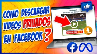 Cómo descargar VÍDEOS PRIVADOS de FACEBOOK | CALIDAD HD desde PC (2023).