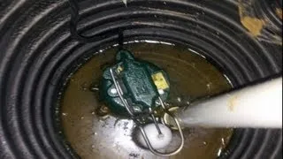 How To, Sump Pump Set Up and Install, Step by Step Instruction Including  Perforated Pipe Connection