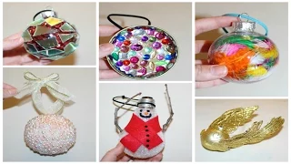 SIX CHEAP AND EASY DIY CHRISTMAS ORNAMENTS