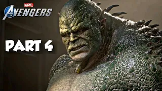 MARVEL'S AVENGERS Gameplay Walkthrough Part 4 - ABOMINATION BOSS [1080P HD PS4] - (FULL GAME)