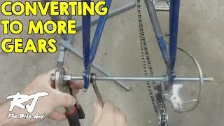 6/7 Speed Freewheel To 8/9/10/11 Speed Cassette Bike Conversion