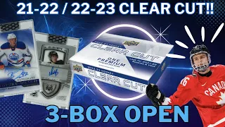 22-23 Clear Cut 3-Box Opening!! Bedard AUTO is here!!