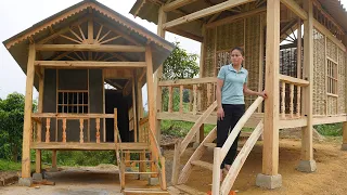 FULL VIDEO: 30 Days Building Complete Wooden House, Techniques Building Wooden House