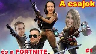 BARÁTNŐINK és a FORTNITE ! | ZsDavval a lányokat FORTNITEozni TANÍTJUK #1