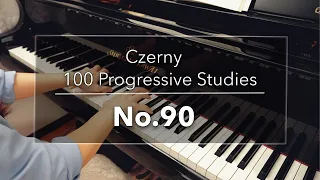 ツェルニー100番練習曲 90番 ( Czerny op.139, No.90, from 100 Progressive Studies )