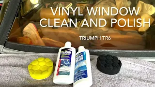 Vinyl window clean and polish