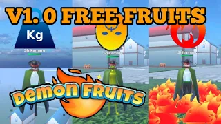 New Game Like BLOX FRUITS!? DEMON FRUITS V1.0 All Free Fruits Showcase