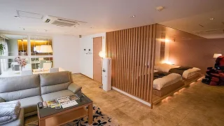 Japoński hotel miłości z wysokiej klasy udogodnieniami i wieloma bezpłatnymi usługami