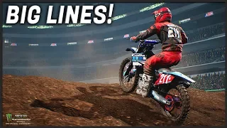 the BIG LINES in ARLINGTON!! (Monster Energy Supercross: The Official Videogame)