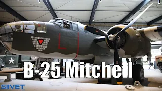 North American B-25 Mitchell Bomber Walkaround at Overloon