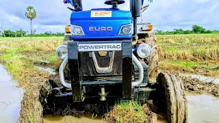 Powertrac EURO 50 Tractor Review in Telugu | Price, Specifications | New Tractor