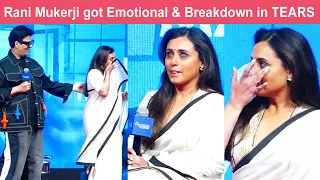 Rani Mukerji got Emotional and Breakdown in Tears When She Meet Sagarika Chakraborty First Time