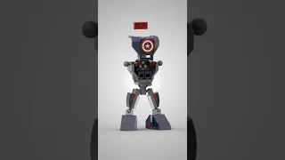 LEGO Marvel Captain America Mech Robot MOC