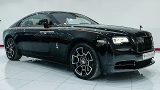 Black Rolls-Royce Wraith Black Badge - Sophisticated Luxury Coupe in Detail