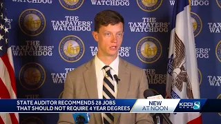 Iowa Auditor Rob Sand calls for removing four-year degree requirement for certain jobs