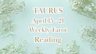 TAURUS - 🤔 Decisions For The Future!! ✨️ Weekly Tarot Reading for April 15 - 21🪄