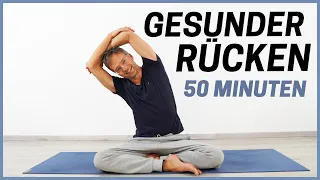 50 Minuten Yoga RÜCKEN-PROGRAMM für zuhause